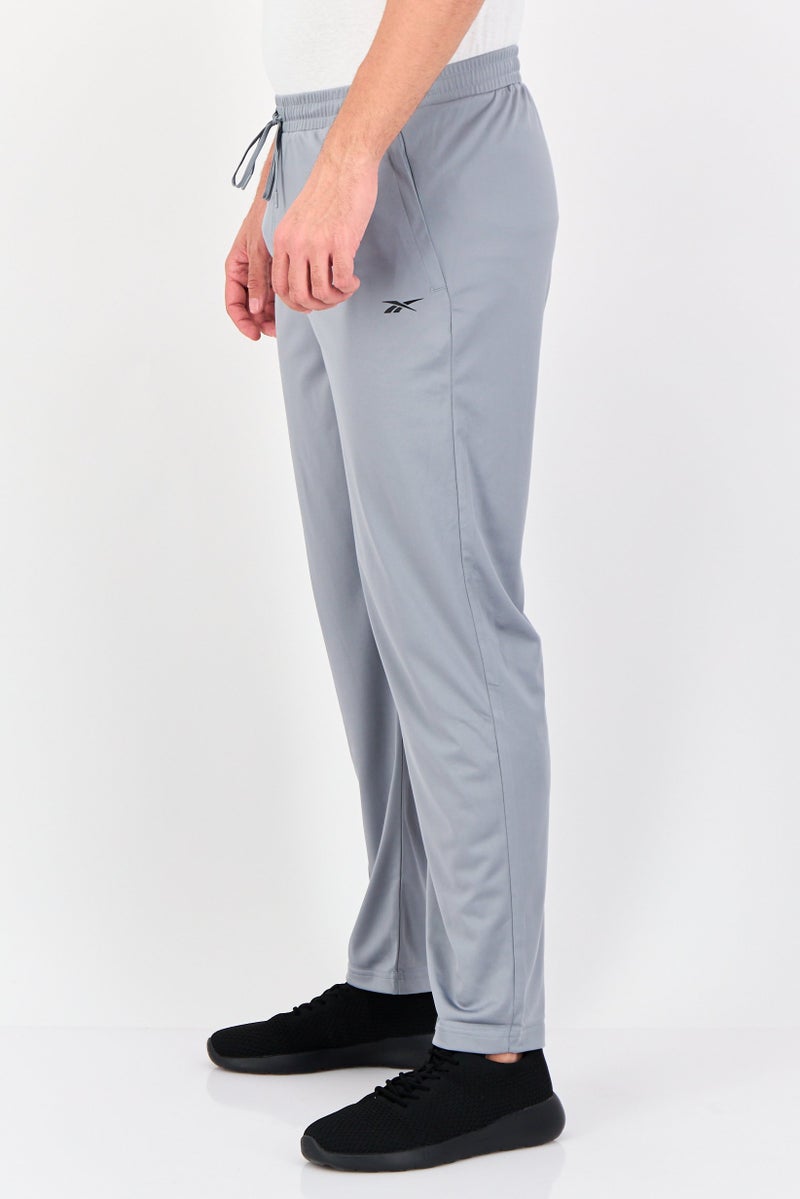 Reebok سروال رياضي للرجال، مناسب للتدريب، رمادي - Image 4