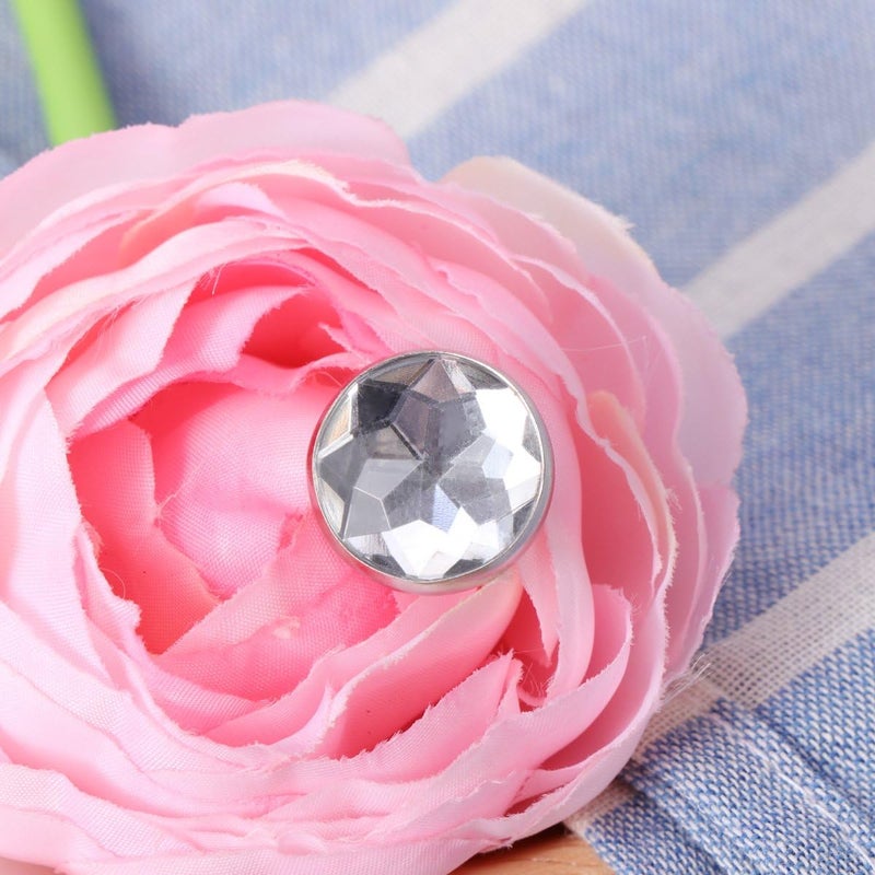 كلاراكو مسامير تنجيد كريستالية من كلاركو، 100 قطعة، مسامير تزيين أثاث الأريكة - Image 5