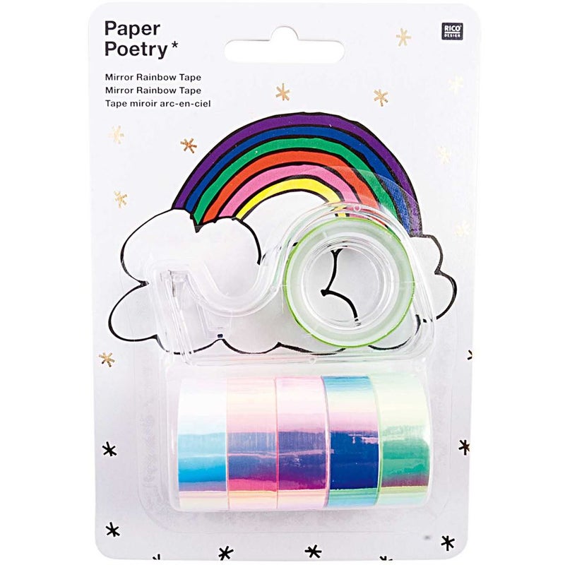 RICO DESIGN Mirror Tape Set - Rainbow