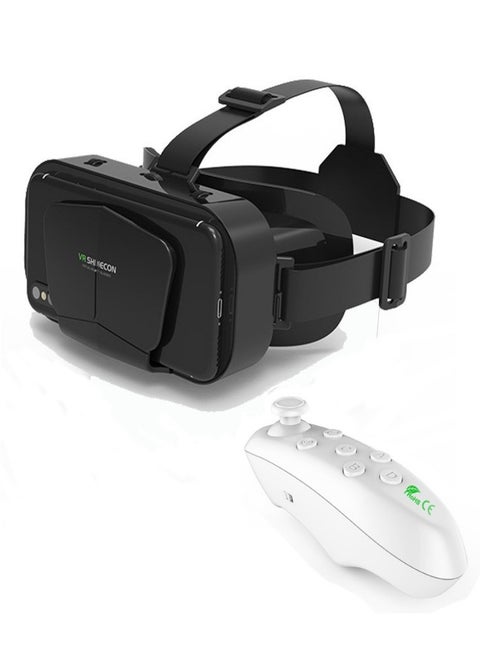 VR Glasses 3D Headset Virtual Reality Devices Helmet Viar Lenses Goggle For Smartphone Cell Phone Smart With Controller