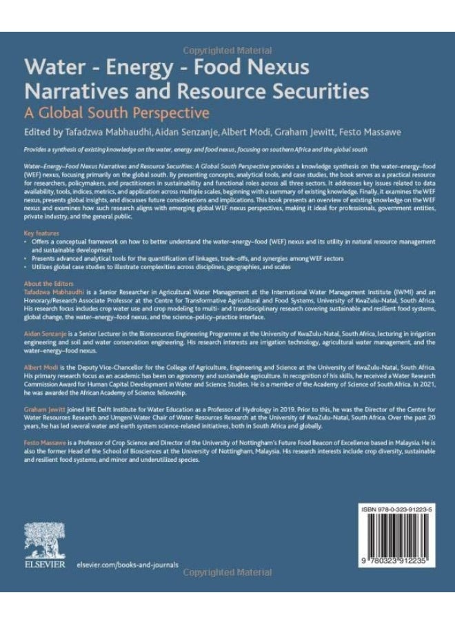 Water - Energy - Food Nexus Narratives and Resource Securities: A Global South Perspective  - Image 1