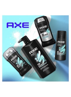 Axe Axe Dual Action Body Wash for Long Lasting Freshness Apollo Sage & Cedarwood Men's Mositurizing Shower Gel with 100% Plant-based Prebiotics, No Parabens, Dermatologist tested 946 mL  - Image 5