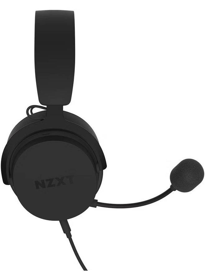 NZXT Relay Wired PC Gaming Headset, 40mm Drivers, Hi-Res Audio Certified, DTS Headphone, 7.1 Surround Sound, Lightweight & Comfortable Design, Detachable Microphone, Black - Image 4