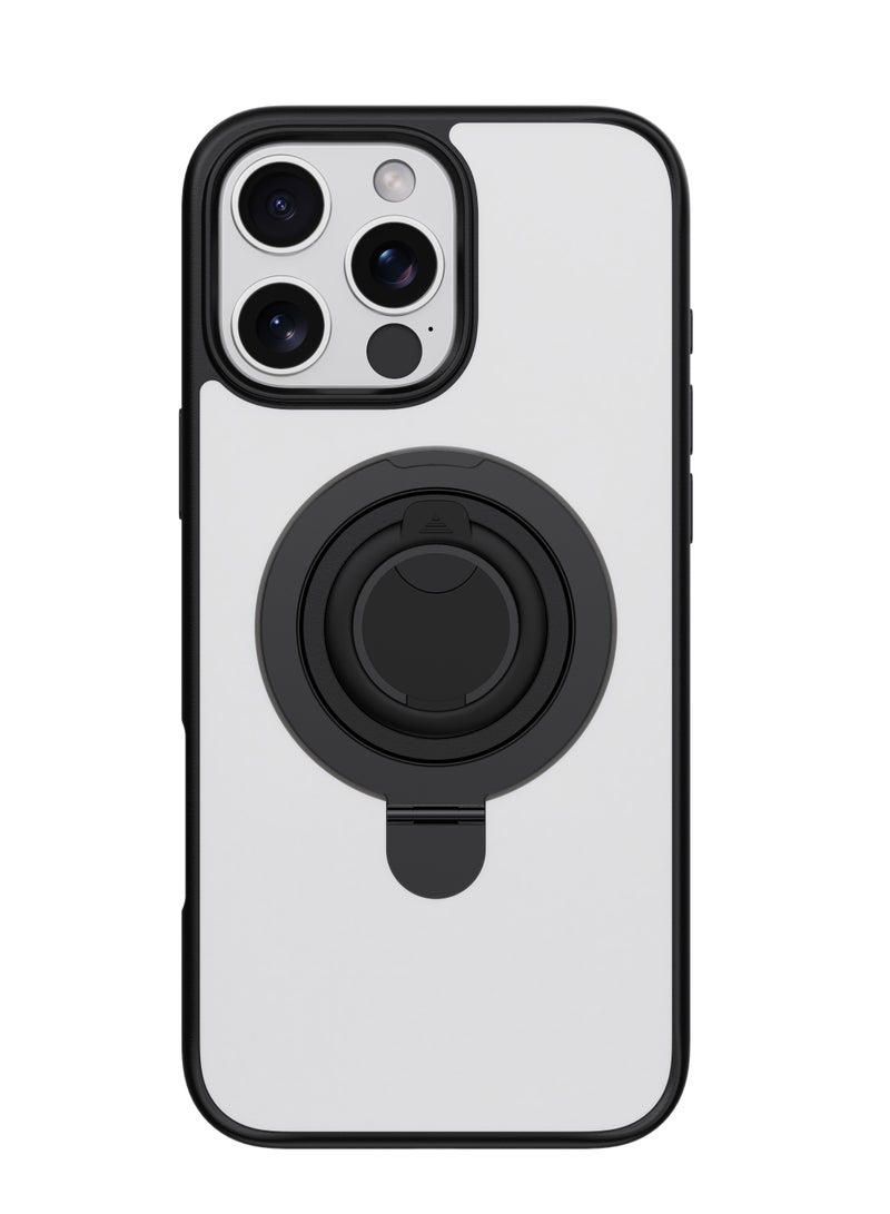 devia iPhone 16 Pro Magnet Magnetic Case with Stand 【iPhone 16 Pro Case】Features a sleek and modern design that combines style and functionality in black - Image 1