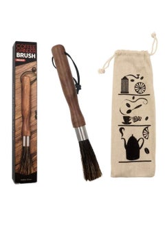 NIBEMINENT Coffee Grinder Cleaning Brush Espresso Maker Cleaner Tool with Storage Bag  - Image 1