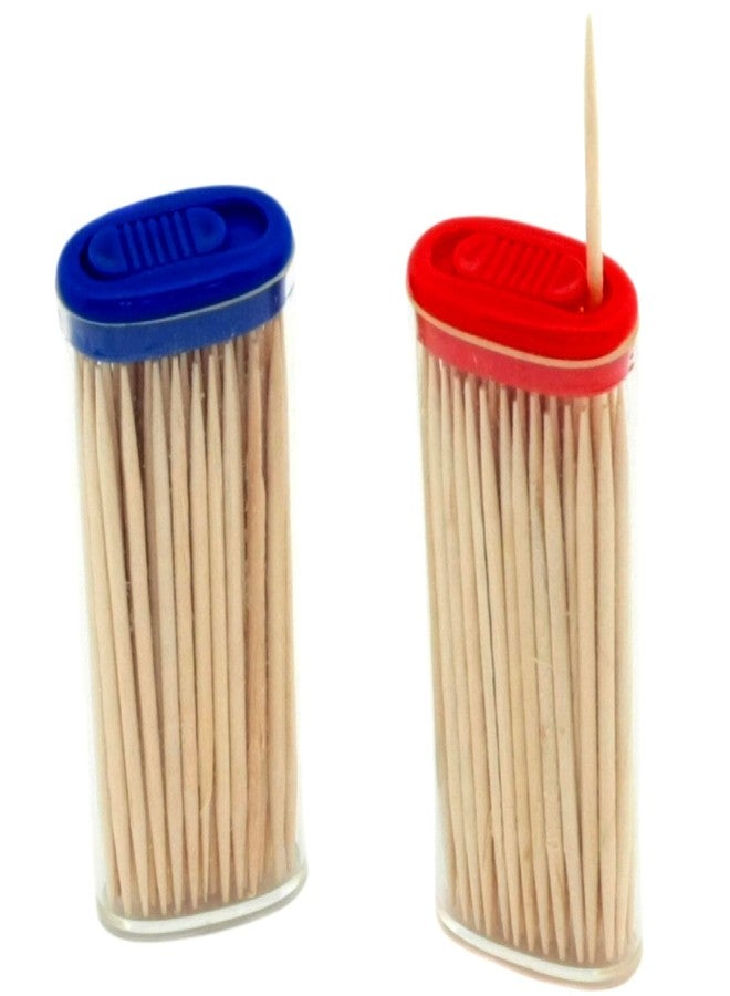 Chef Craft Select Bamboo Pocket Toothpicks, 60 Count 2 Piece Set, Natural - Image 2
