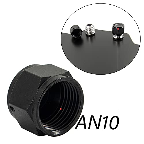 CNRAQR AN10 Flare Cap Tube Fitting Hex Head Port Fitting Adapter Aluminum 2PCS - Image 3