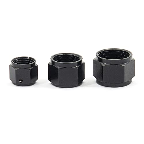 CNRAQR AN10 Flare Cap Tube Fitting Hex Head Port Fitting Adapter Aluminum 2PCS - Image 4