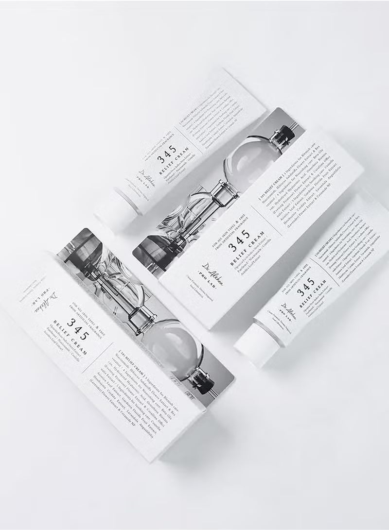 345 Relief Cream Daily Face Moisturizer Blemish Relief Care Soothing Recovery & Moisture with Niacinamide, Panthenol Korean Vegan Skin Care for All Skin Types 1.7 Fl Oz - Image 5