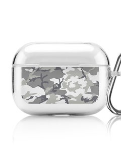 Classic Clear printed Case for Apple AirPods Pro 2nd Generation Thin Transparent Cover [Designed for Apple AirPods Pro 2nd Generation] - Artic Camo