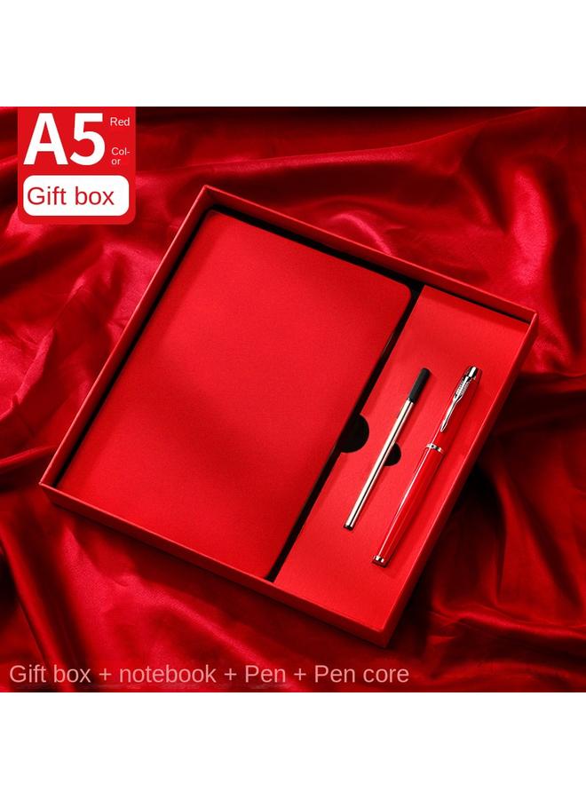 Bluejw Wholesale Business Notebook Gift Box Suit Notepad A5 Thickened Office Learning Work Book In Stock Printable Logo - Image 2