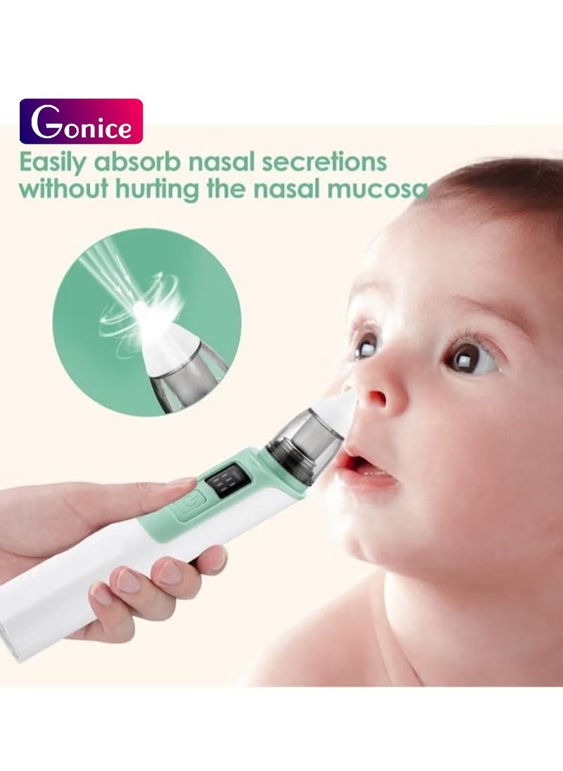 Gonice Rechargeable Baby Nose Cleaner Silicone Adjustable Suction Electric Child Nasal Aspirator Health Safety Convenient Low Noise  - Image 1