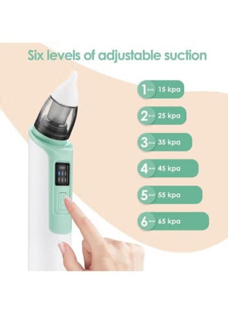 Gonice Rechargeable Baby Nose Cleaner Silicone Adjustable Suction Electric Child Nasal Aspirator Health Safety Convenient Low Noise  - Image 2