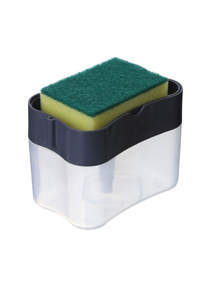 ياميم ٢ في ١ المطبخ غسالة صحون السائل صندوق مضخة موزع الصابون الإسفنج العلبة - Image 2