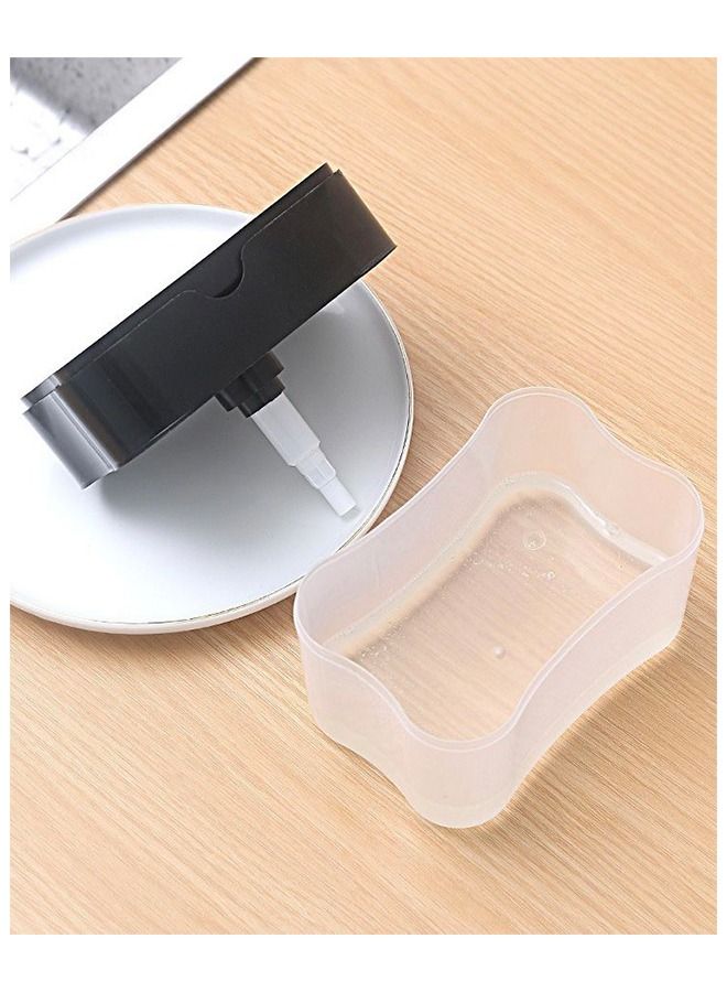 ياميم ٢ في ١ المطبخ غسالة صحون السائل صندوق مضخة موزع الصابون الإسفنج العلبة - Image 3