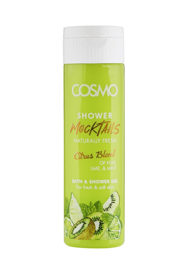 COSMO Bath And Shower Gel For Fresh And Soft Skin Citrus Blend 300ML 