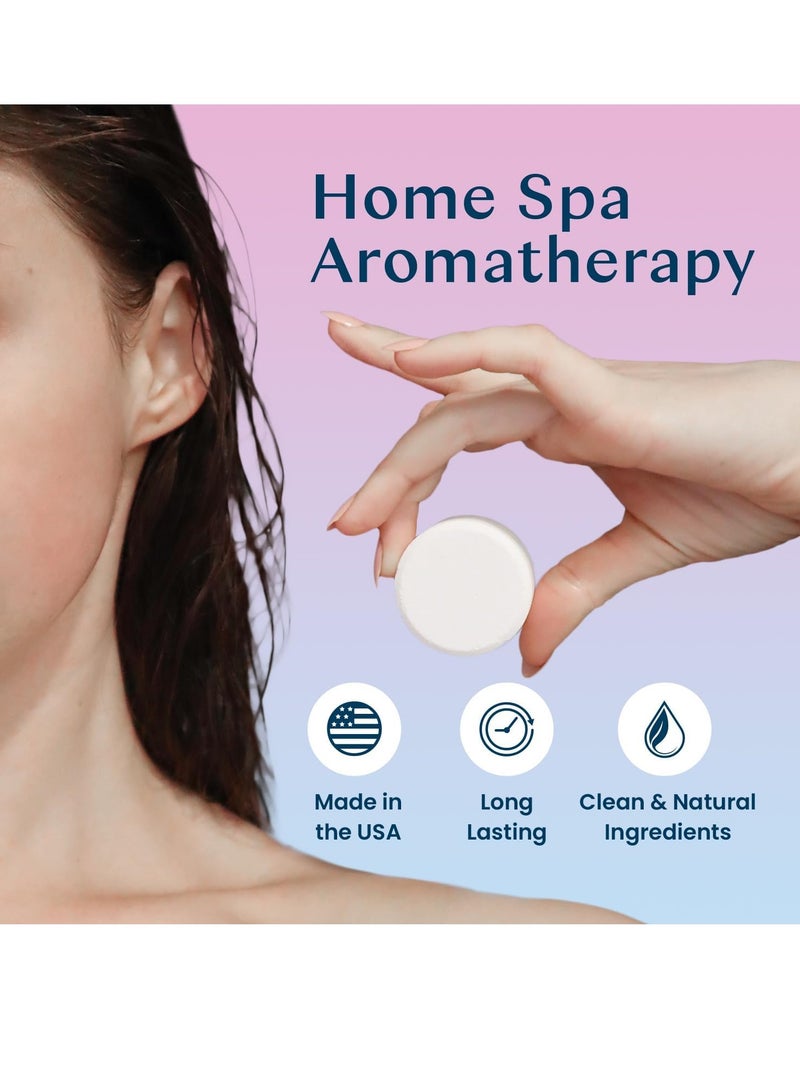Body Restore Body Restore Shower Steamers Aromatherapy 6 Pack - Christmas Gifts for Women, Stocking Stuffers, Birthday Gifts for Mom, White Elephant Gift, Travel Essentials, Bath Bombs - Bloom - Image 2