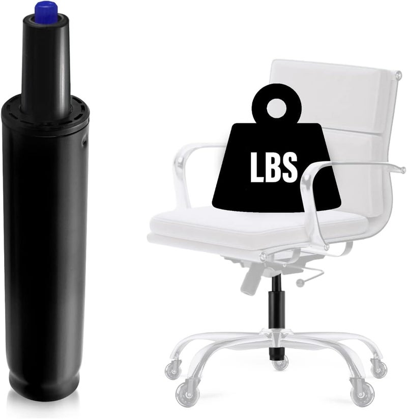 10 Inches to 15 Inches Office Chair Gas Lift Cylinder Replacement 45 Stroke Hydraulic Pneumatic Shock Piston Heavy Duty 1000lbs Universal Fit for Most Office Chair Class 4 Black