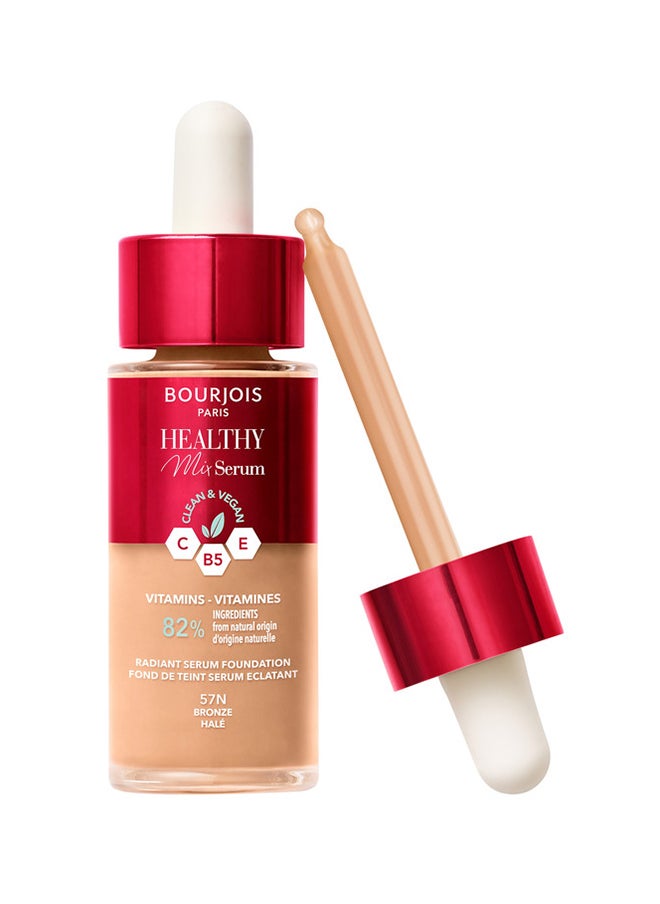 BOURJOIS PARIS - Healthy Mix Serum Foundation - 57N - Bronze - Image 1
