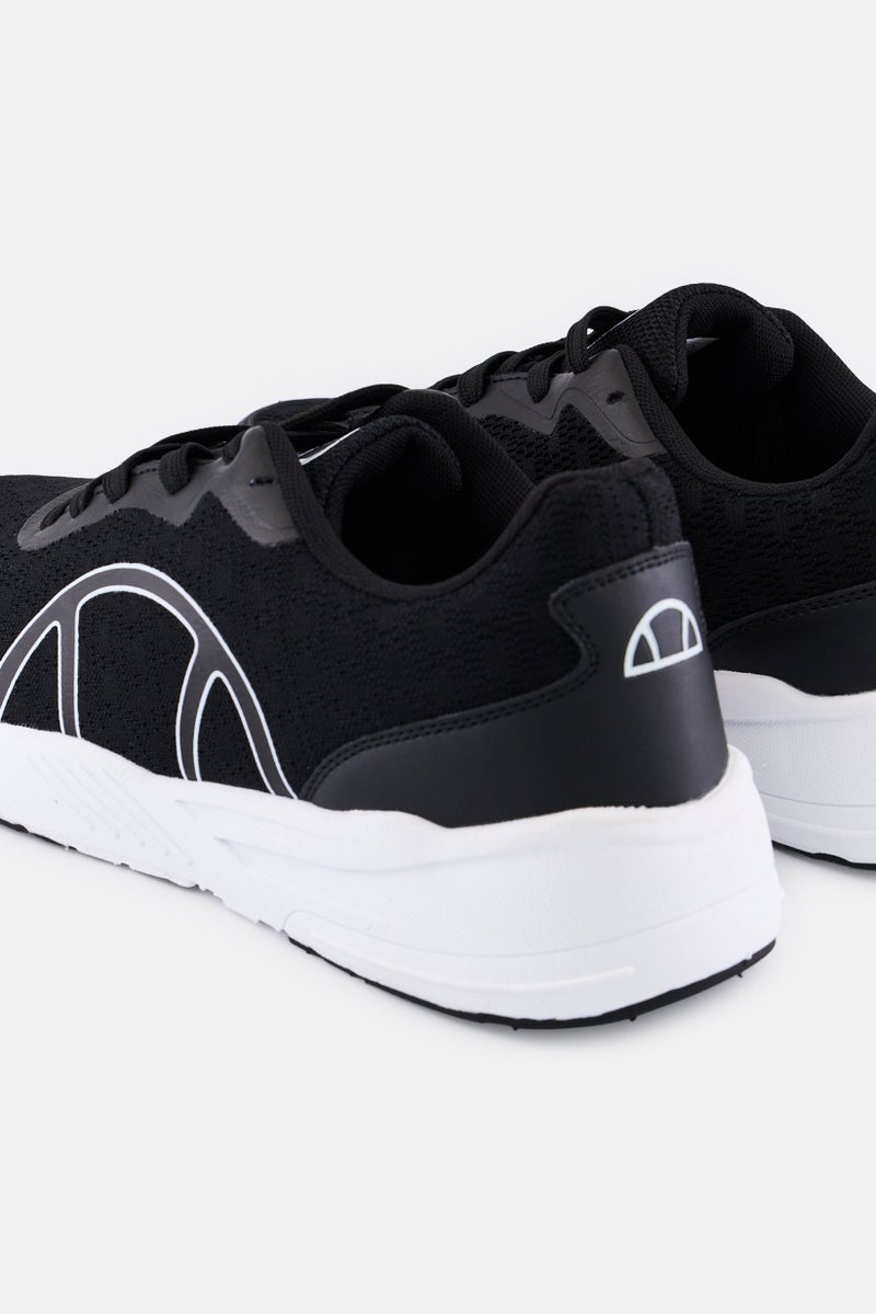 Ellesse أحذية جري رجالية مزودة بأربطة، سوداء - Image 2