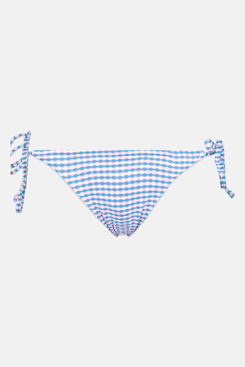 Pull & Bear Women Allover Print Bikini Bottom, Multicolor - Image 2
