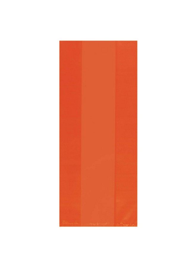Amscan Party Bags, 11 1/2" H X 5" W X 3 1/4" D, Orange Peel - Image 1