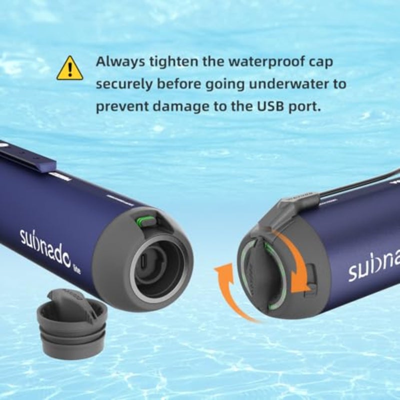 Subnado Underwater Scooter Lite, Water Sports Diving With Removable Handle, Compact And Portable For Adultsand, Scuba Snorkeling Sea Multiple Uses, Blue - Image 4