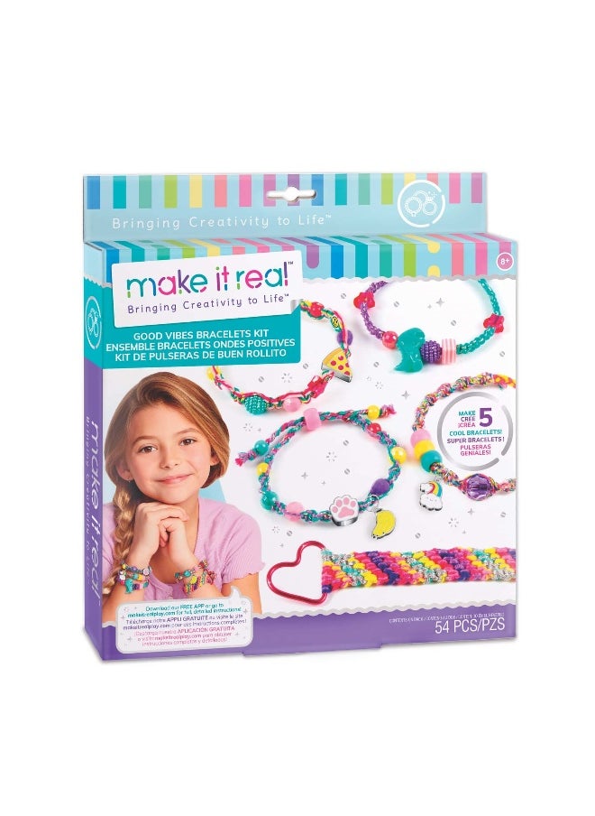 Make It Real Good Vibes Bracelets Diy Kit (54 Pieces)  - Image 1