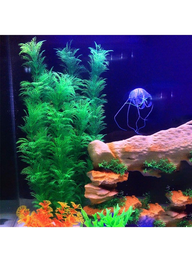 Hamiledyi Aquarium Plants Plastic Decor Fish Tank Green Decorations Plants Ornament Safe for All Fish,Extra Large 23-inch Tall, 2 Pack - Image 4
