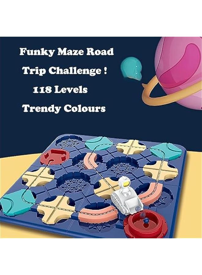 HOOKOR Kids Car Track Toy,Builder Brain Teaser Puzzles Game - Educational Smart Logic Board Game for Kids Ages 4-8, 4 Levels & 118+ Skill-Building Challenges - Gift for Boy & Girl - Image 3