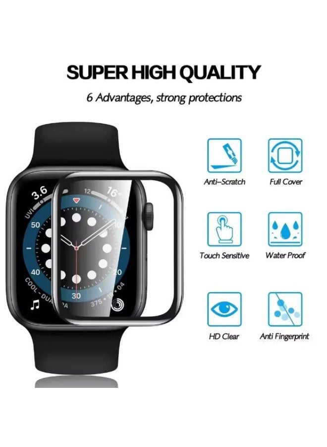 QIRG 4-in-1 Apple Watch S10/S11 46mm set, gapless nylon bracelet and 3D curved soft film +Type-C Watch charger for Apple Watch S11/S10 46mm - Image 5