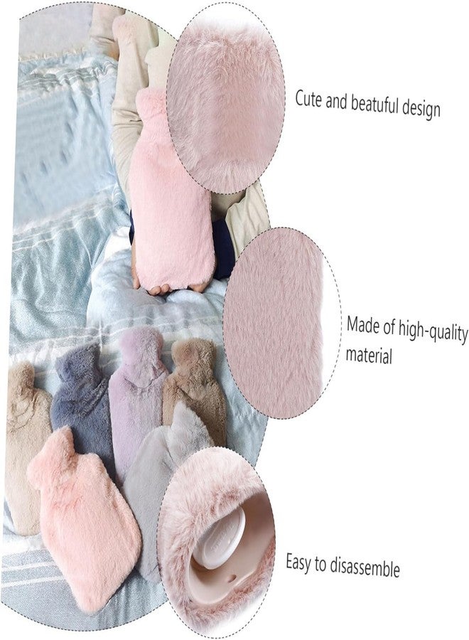 Evona Cute Hand Warmer Hot Water Bottle With Cover, Hot Water Bag for Body Pain Relief, Bed Warm Hot Water Bag Water Warmer for Back, Neck & Joint Pain, Sport Injuries & Menstrual Cramps - Image 3