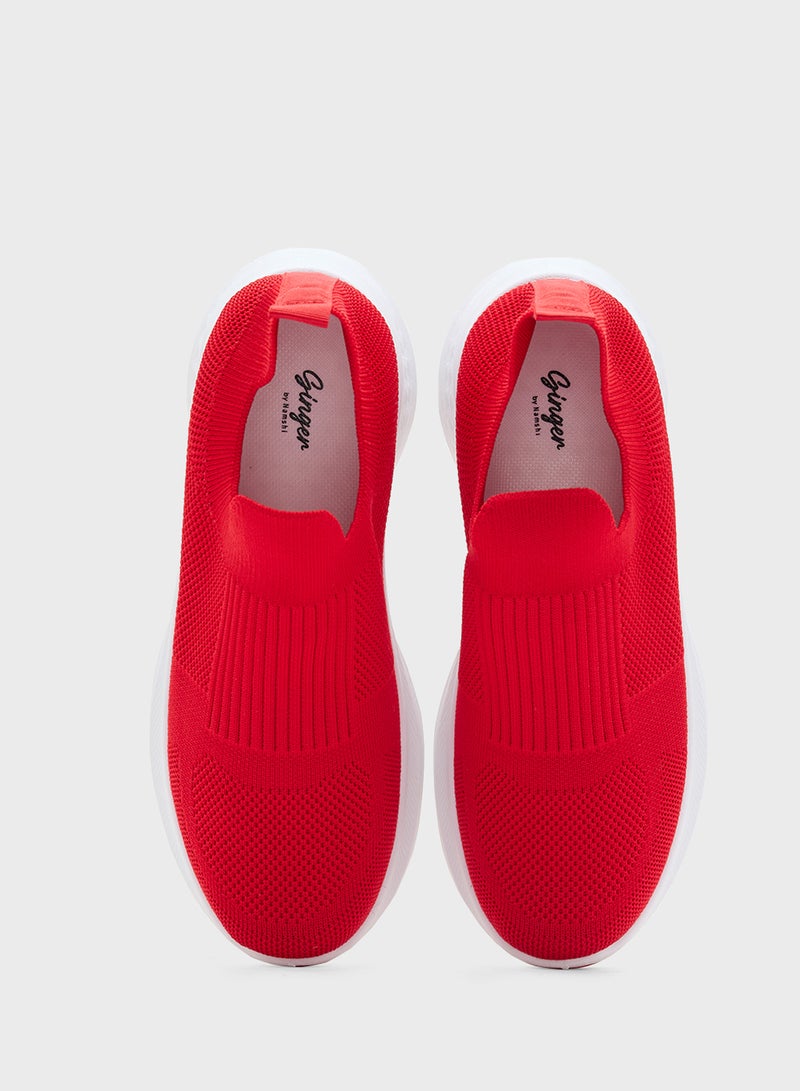 Ginger Fly Knit Comfort Slip On Shoe  - Image 4