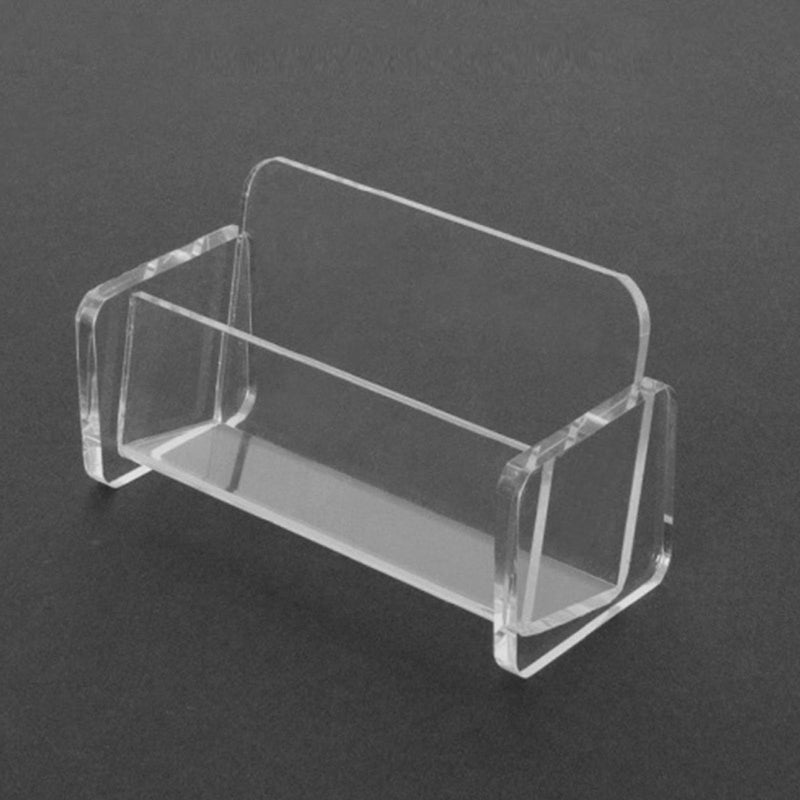 Clear Acrylic Business Card Holder Stand Office Desk Name Card Organizer Display - Image 5
