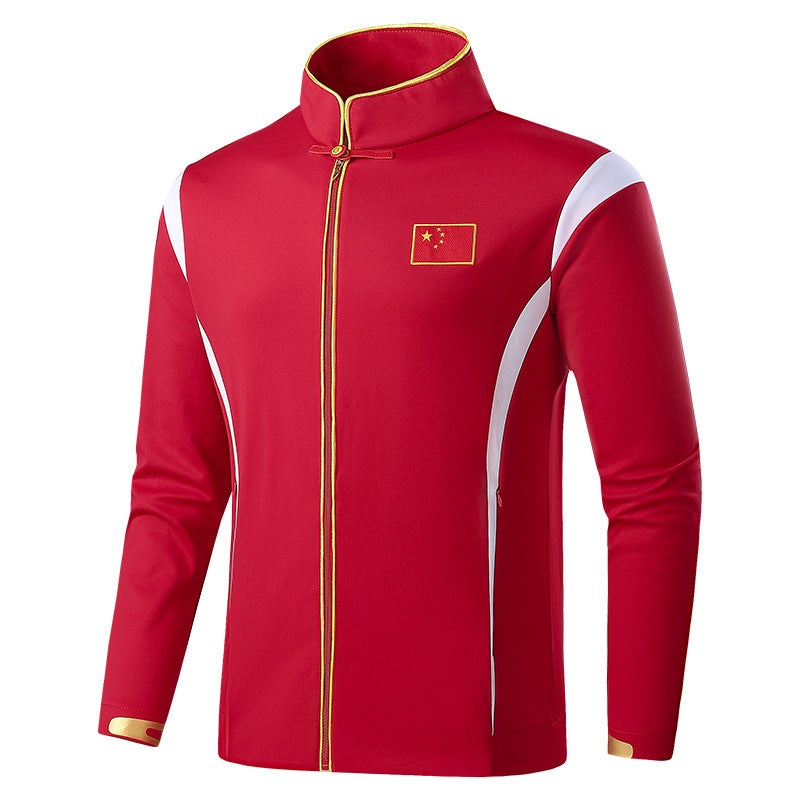 2023 National Team Sportswear Jacket Coat School Games Appearance Team Clothing Marathon Running Sportswear Competition Clothing - Image 1