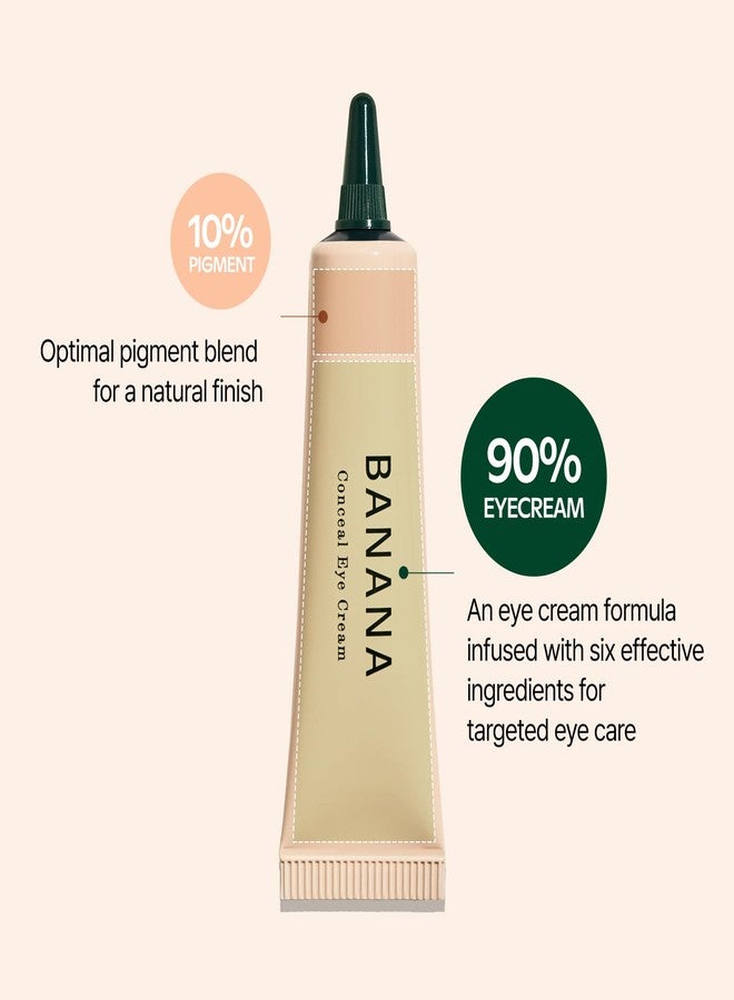 shaishaishai BANANA Conceal Cream, All-in-one 48 HR Hydration Day Eye Cream with Color Correcting with Panthenol, Vitamin C&E, Helps Reduce the Appearance of Fine Lines, Sheer Coverage, 0.52 oz - Image 4
