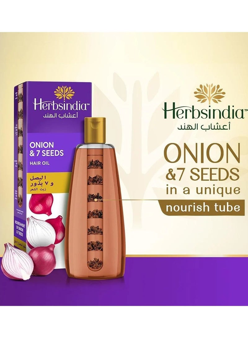 هيربس إنديا زيت شعر الخروع و 7 بذور أعشاب 180 مل - Image 2
