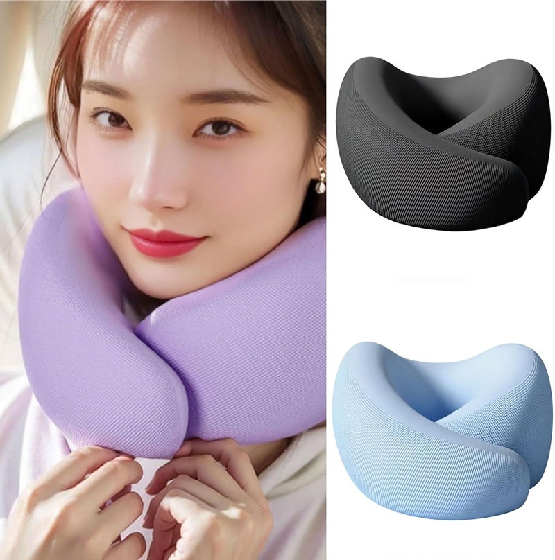 ordinarYone Memory Foam Neck Pillow for Travel and Office with Ergonomic Design and Breathable Fabric Head Pillow - Image 2