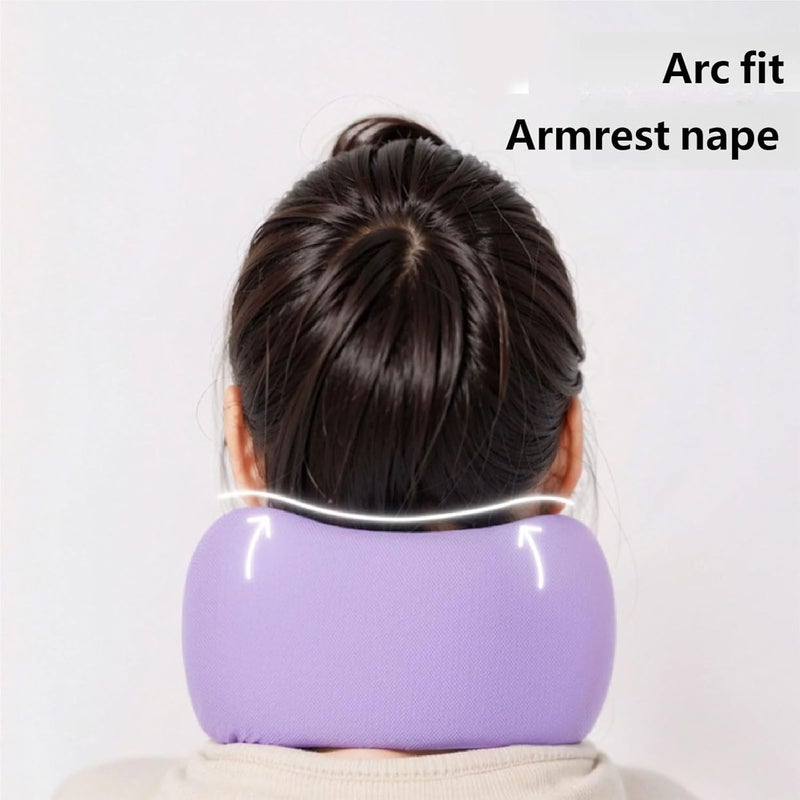 ordinarYone Memory Foam Neck Pillow for Travel and Office with Ergonomic Design and Breathable Fabric Head Pillow - Image 3