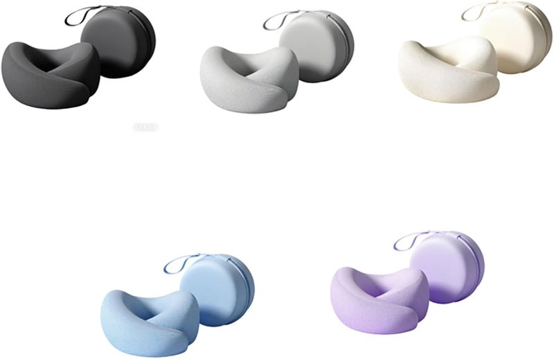 ordinarYone Memory Foam Neck Pillow for Travel and Office with Ergonomic Design and Breathable Fabric Head Pillow - Image 5