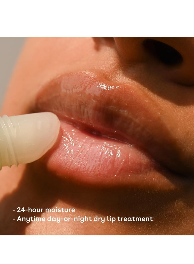 eos 24H Moisture Super Balm- Honey Apple, Lip Mask, Day or Night Lip Treatment, Made for Sensitive Skin, 0.35 fl oz - Image 4