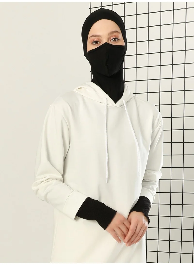 إيكاردين Masked Sports Bonnet - Black -