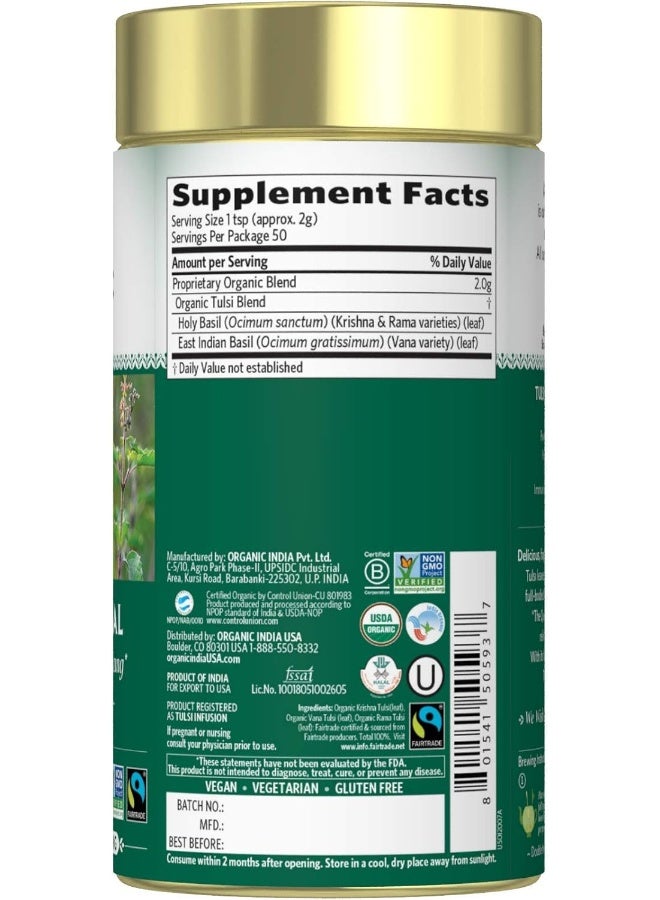 Organic India Tulsi Original Loose Leaf Tea - Image 2