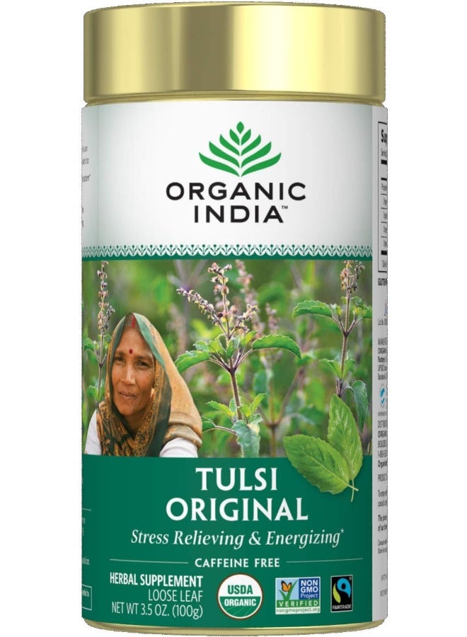 Organic India Tulsi Original Loose Leaf Tea - Image 1