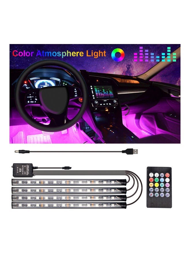 MUNTAQI 36 LED DC 12V  Music Car USB Interior Light - Image 2