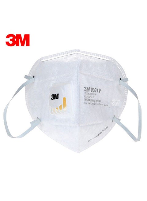 3M 9001V 1Pcs Particulate Respirator KN90 Masks with Breathing Valve Aganist PM2.5 Smog-proof Dust-proof
