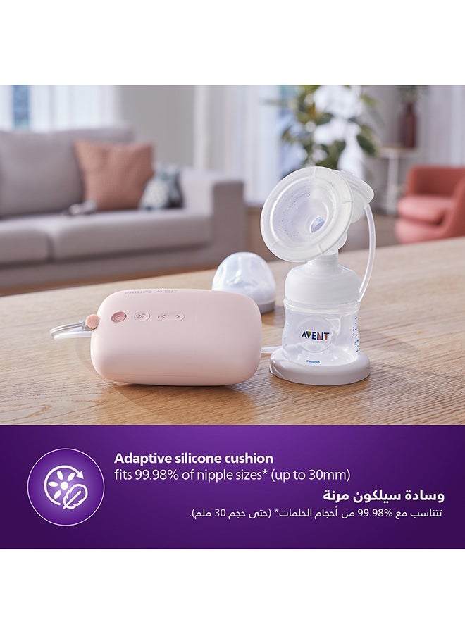 فيليبس أفنت    مضخة حليب الأم الكهربائية الفردية السلكية، ثلاثية المآخذ | العلامة التجارية الأولى الموصى بها من قِبل الأمهات في جميع أنحاء العالم | تقنية الحركة الطبيعية لتدفق أسرع للحليب. - Image 4
