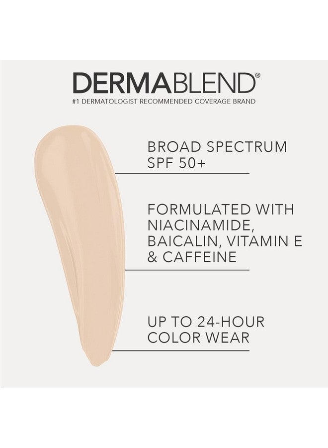 Dermablend Continuous Correction Toneevening Cc Cream Foundation Spf 50+ Full Coverage Foundation Makeup & Color Corrector Oilfree 10N Fair 1 1 Fl Oz (Pack Of 1) - Image 4