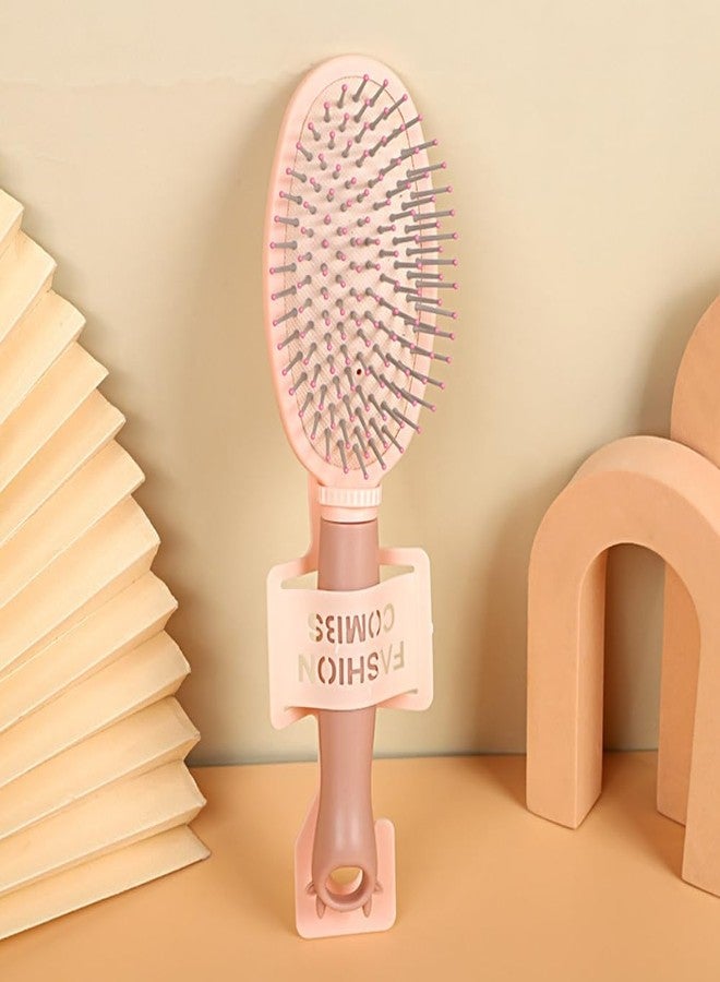 WE-CEF Detangling Brush, Original Detangler Brush - Wet & Dry Tangle-Free Hair Brush for Women & Men - No Tangle Soft & Flexible Bristles for Straight, Curly, & Thick Hair (Pink) - Image 2