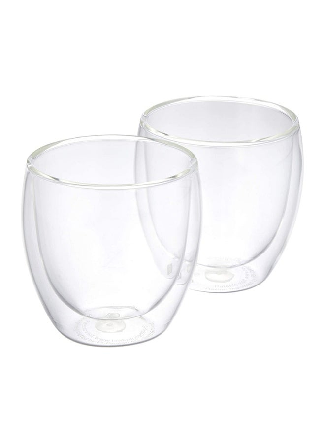 2-Piece Pavina Double Wall Glass Clear 250ml  - Image 1